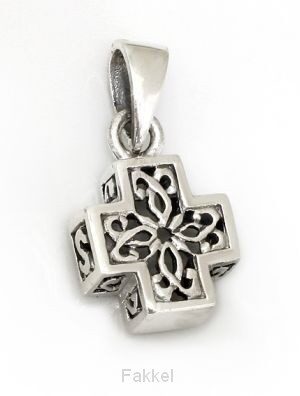 Silver Pendant, Celtic Cross