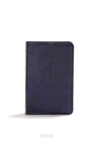 Navy, Soft Leatherlook, CSB - Value Compact Bible