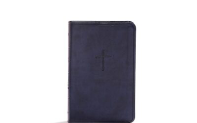 Navy, Soft Leatherlook, CSB – Value Compact Bible
