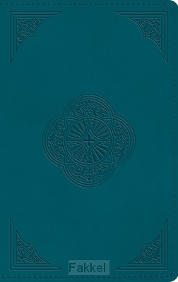 Teal, True Tone, ESV - Thinline Bible