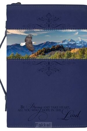 Biblecover Large, Eagle Blue
