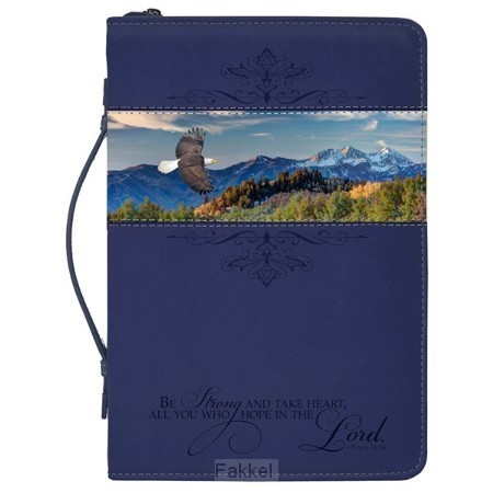 Biblecover Large, Eagle Blue