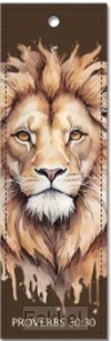 Luxleather Bookmark, lion of judah