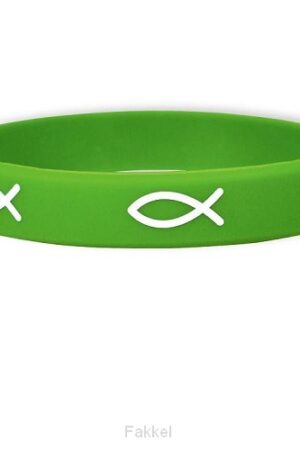 Armband Rubber, Vis Groen