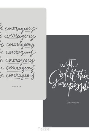 Notepad Set (2), Be Courageous