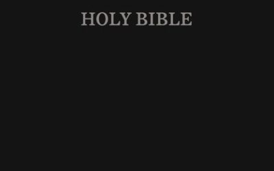 Black, Hardcover, KJV – Pew Bible