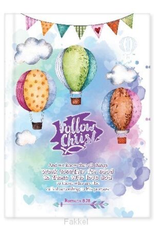 Hard Cover Journal, Follow Christ - Romans 8:28