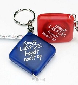 Sleutelhanger, Rolmaat God's Liefde