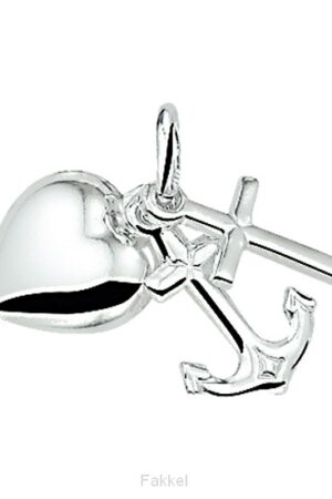 925 silver pendant, Faith hope love 21mm