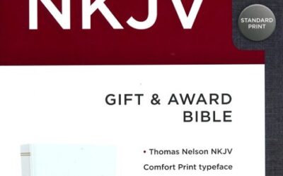 White, Leatherlook, NKJV – Gift & Award Bible