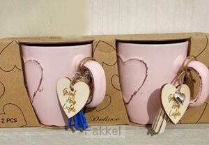 Mokken set (2) hart Roze Geloof Hoop Lie