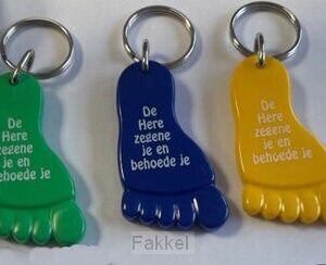 Sleutelhanger, Voet De Here zegene je en behoede je