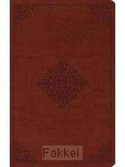 Tan, Ornament Design, ESV – LP Value Thinline Bible