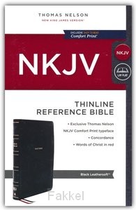 Black, Leatherlook, NKJV - Thinline Reference Bible