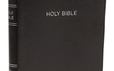 Black, Imitation Leather, NKJV – Compact Thinline Bible