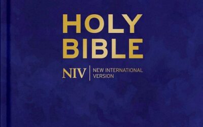 Blue – Hardback, NIV – Larger Print Velvet Bible