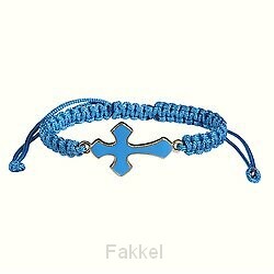 Bracelets, Set (3) Flared cross nylon bracelets