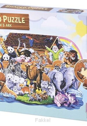 Puzzle Jigsaw 100 pcs, Noah's Ark Shaped