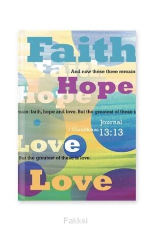 Hardcover Journal, Faith Hope Love