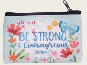 Coin Purse Strong & Courageous