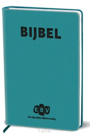 EBV24 - Luxe turquoise bijbel