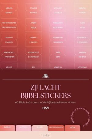 Zij Lacht bijbelstickers HSV