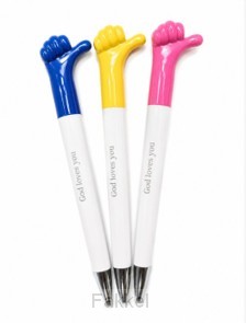 Thumbs up pen God loves you (assorted)
