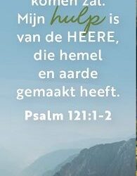 Ik sla mijn ogen op naar de bergen