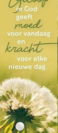 Geloof in God geeft moed en kracht