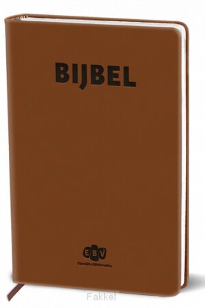 EBV bijbel groot letter bruin