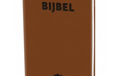 EBV bijbel groot letter bruin
