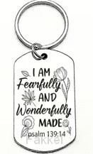 Keyring Metal Fearfully and wonderfully