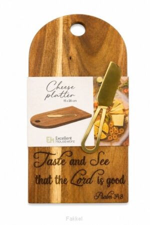 Cuttingboard Acacia with knife Taste and