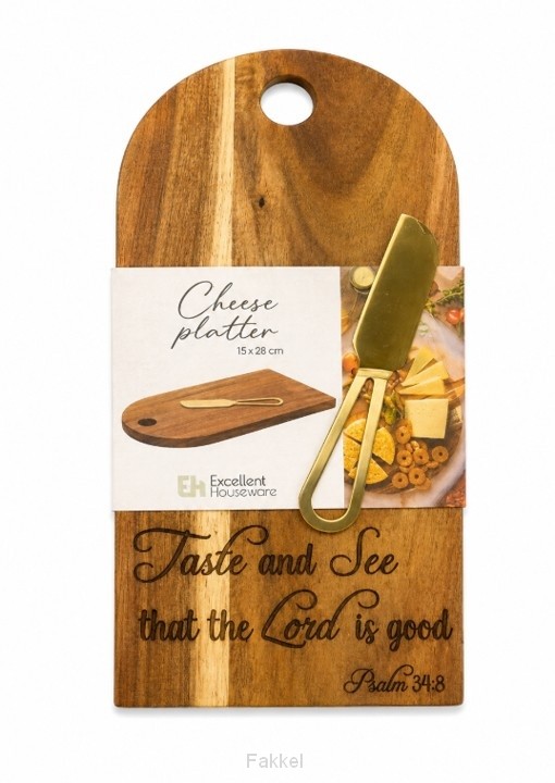 Cuttingboard Acacia with knife Taste and