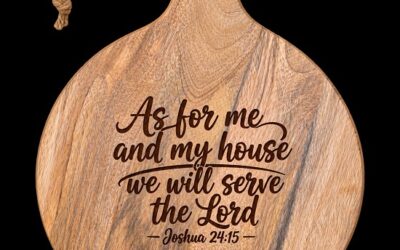 Servingboard as for me and my house