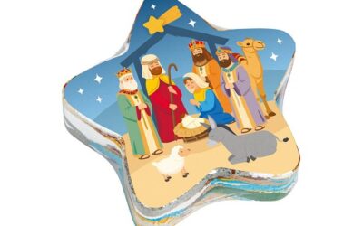 Handdoekje kerst 30x30cm