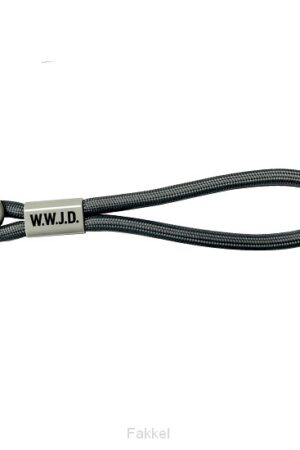 Sleutelhanger WWJD Grijs