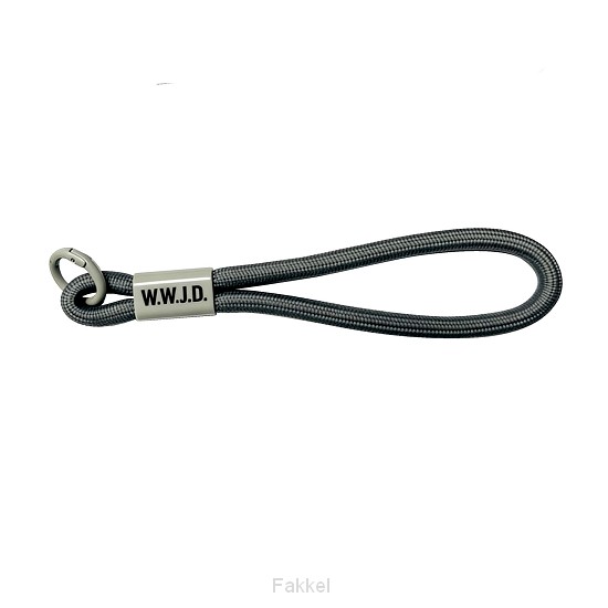 Sleutelhanger WWJD Grijs