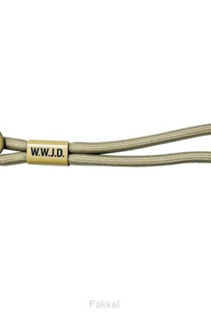Sleutelhanger WWJD Beige